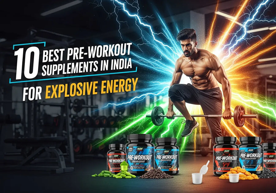 10-Best-Pre-Workout-Supplements-in-India-for-Explosive-Energy Body Building India