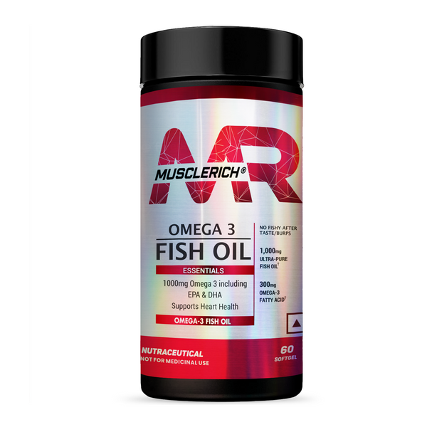 MuscleRich Omega-3 Fish Oil (1000mg Omega 3 including EPA & DHA) 60 Softgel