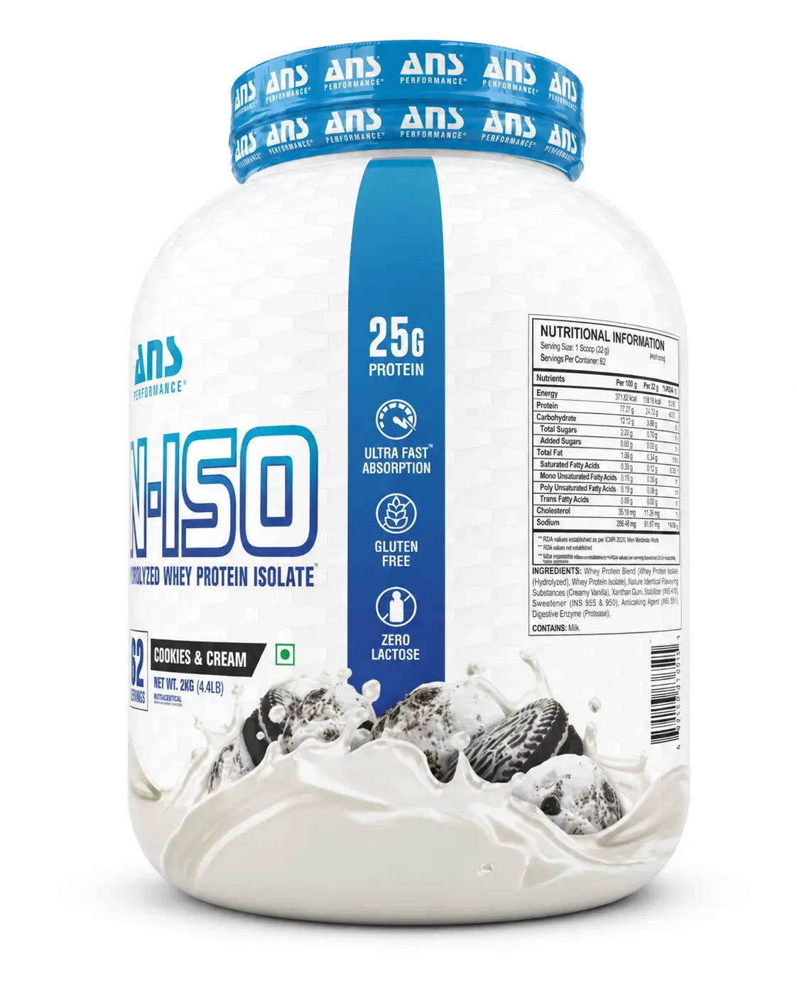 ANS N-ISO Premium Hydrolyzed Whey Protein Isolate Product vendor