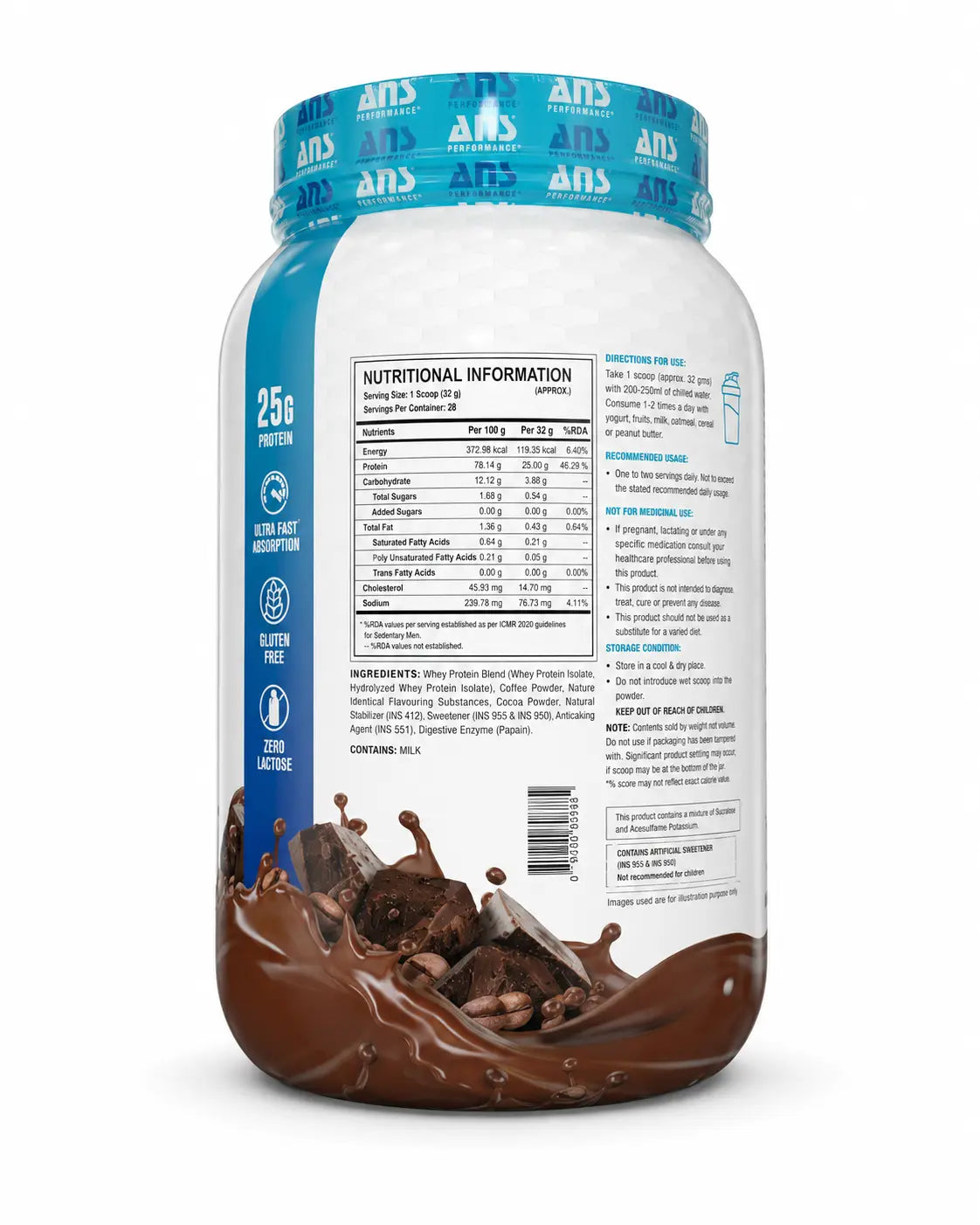 ANS N-ISO Premium Hydrolyzed Whey Protein Isolate Product vendor