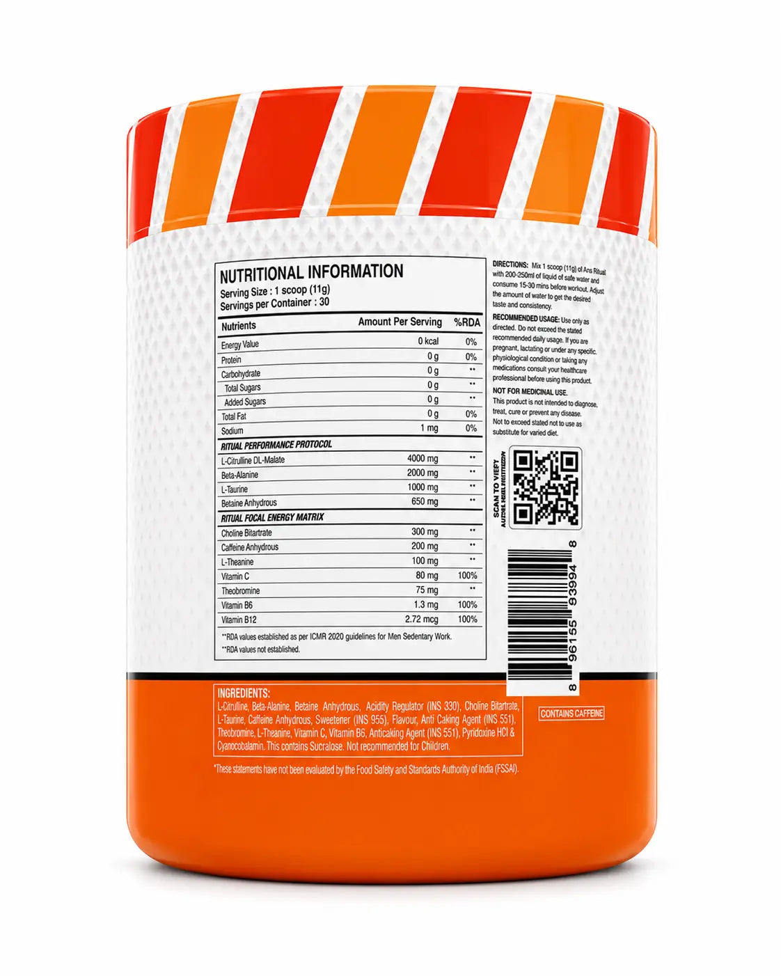 ANS Performance Ritual Pre-Workout