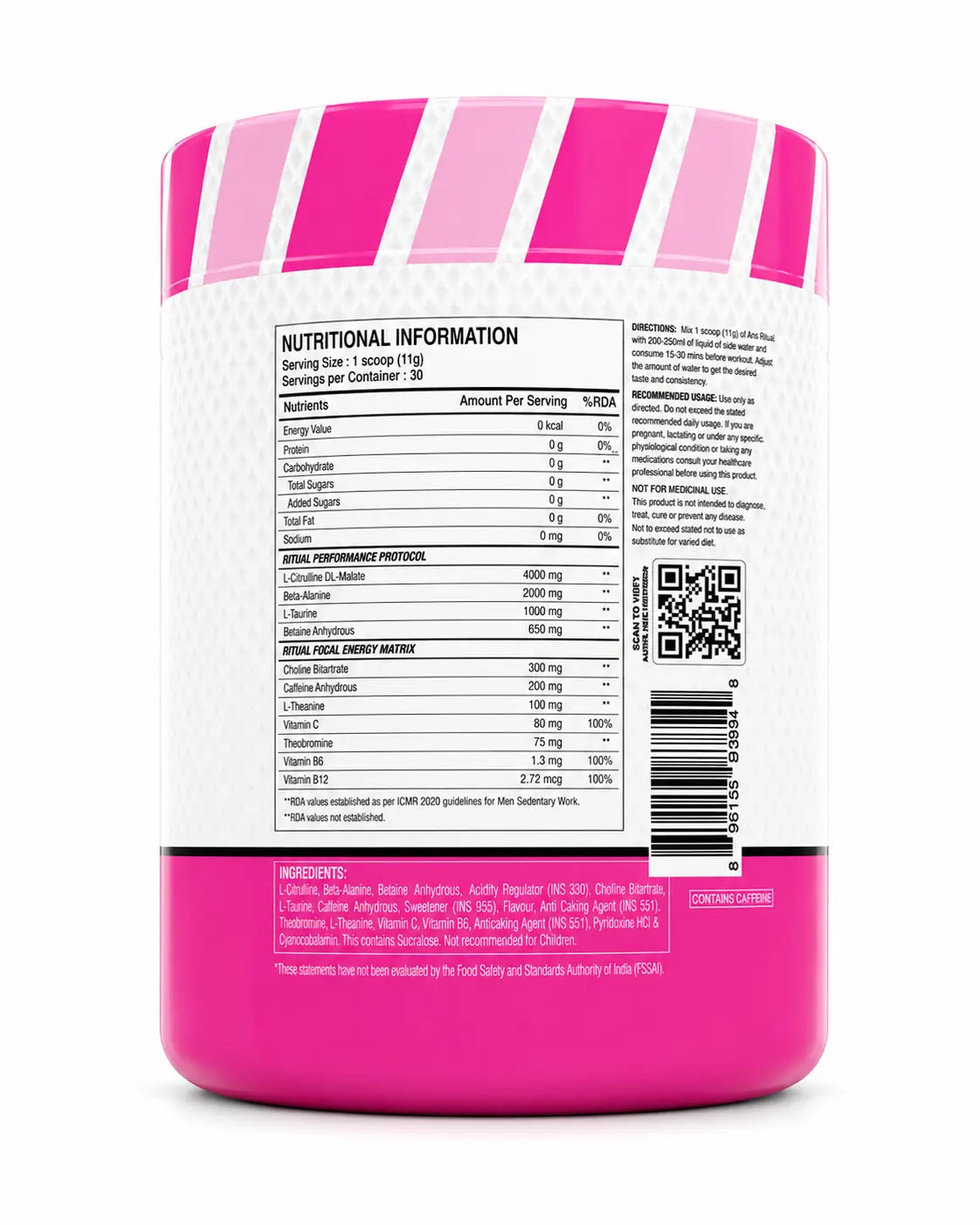 ANS Performance Ritual Pre-Workout