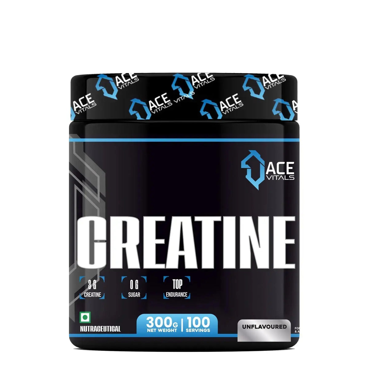 Ace Vitals Creatine 300g | 100 Servings | Mfg: European Union Product vendor