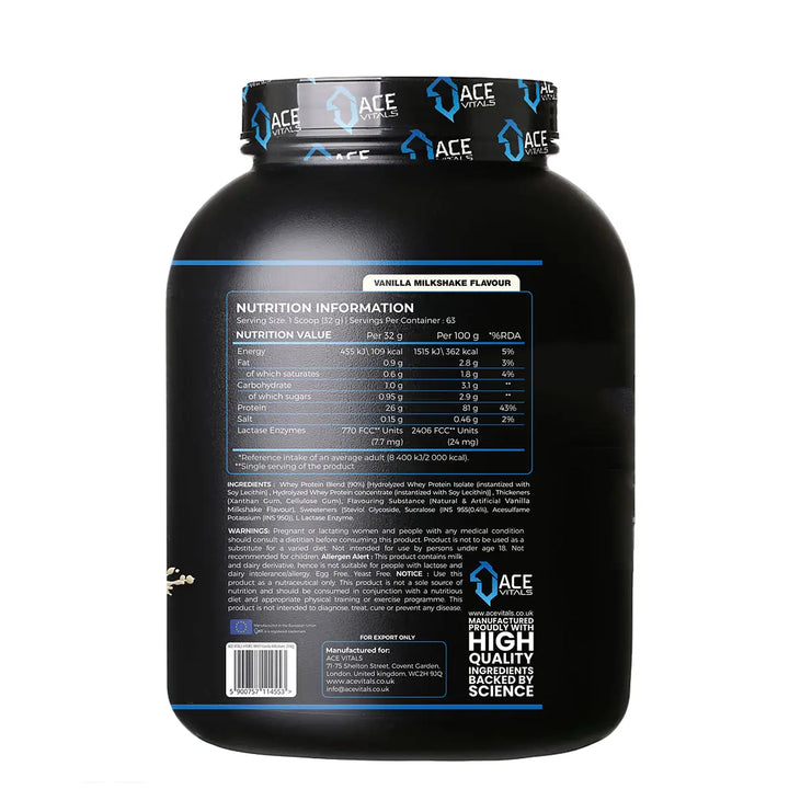 Ace Vitals Hydro Whey Protein Product vendor