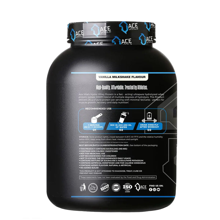 Ace Vitals Hydro Whey Protein Product vendor