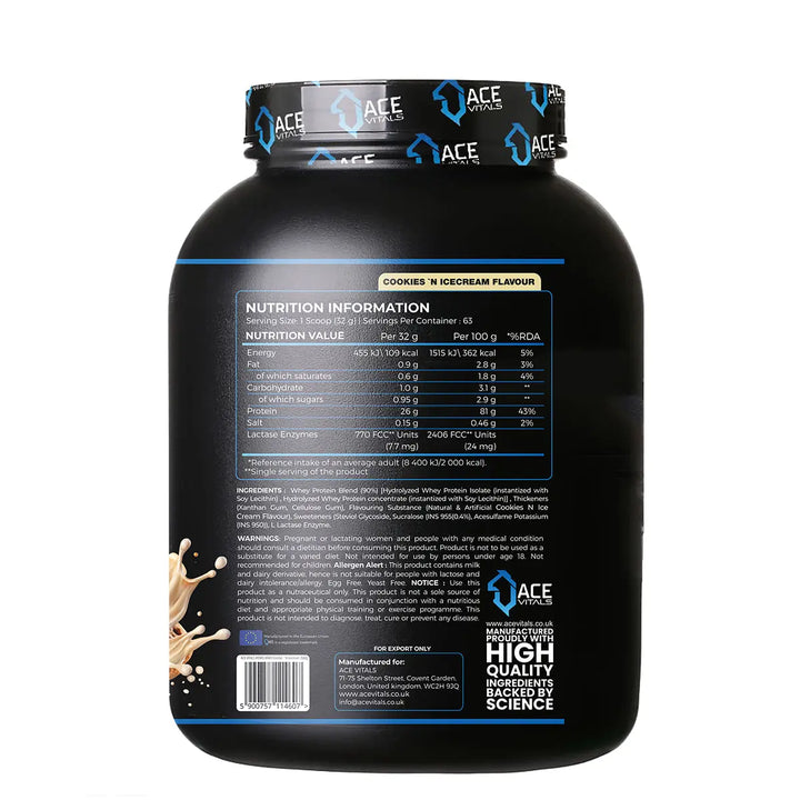 Ace Vitals Hydro Whey Protein Product vendor