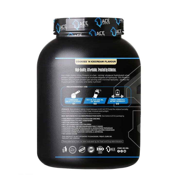Ace Vitals Hydro Whey Protein Product vendor