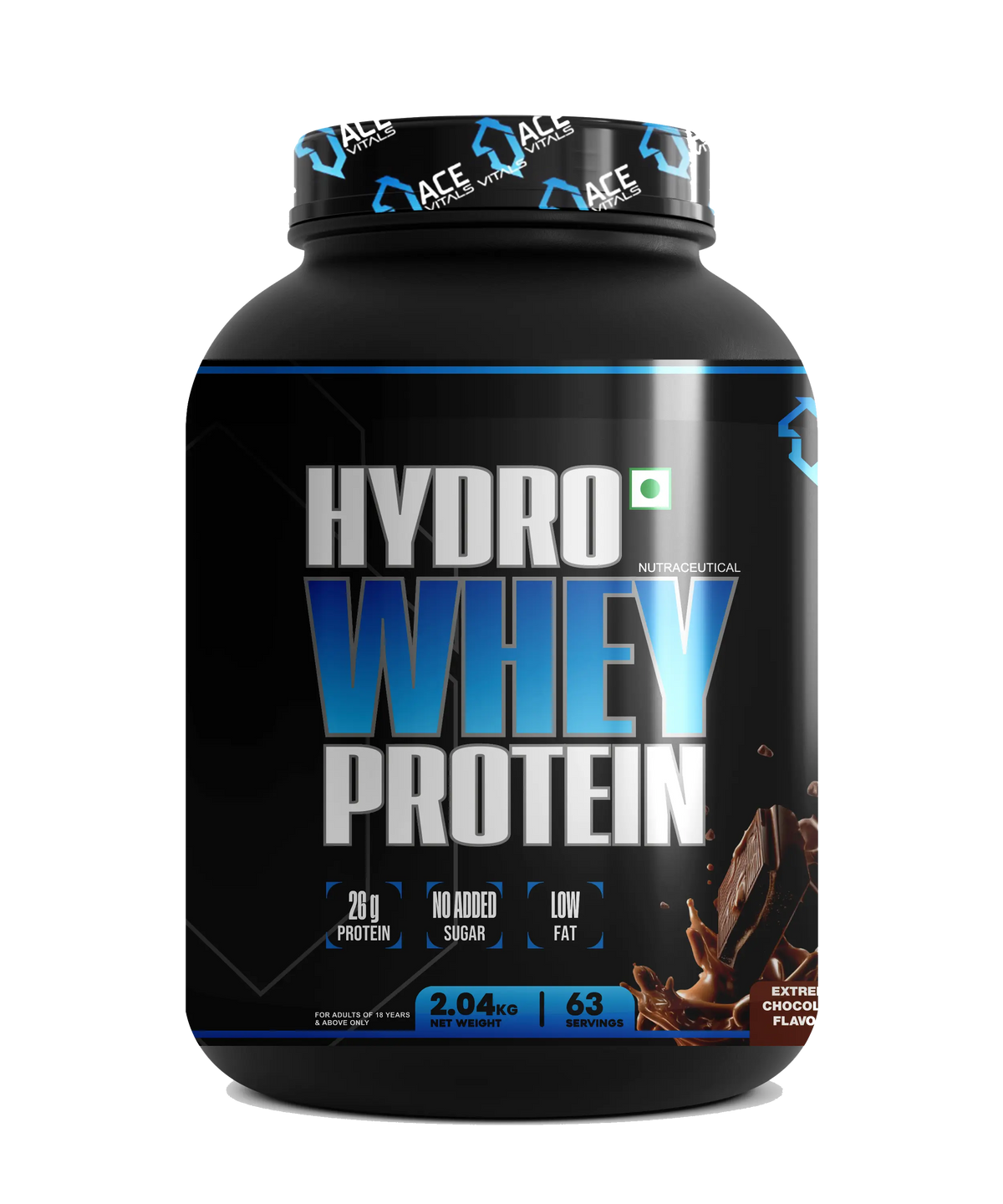 Ace Vitals Hydro Whey Protein – 26g European Hydrolyzed Protein, Ultra-Fast Absorption Product vendor