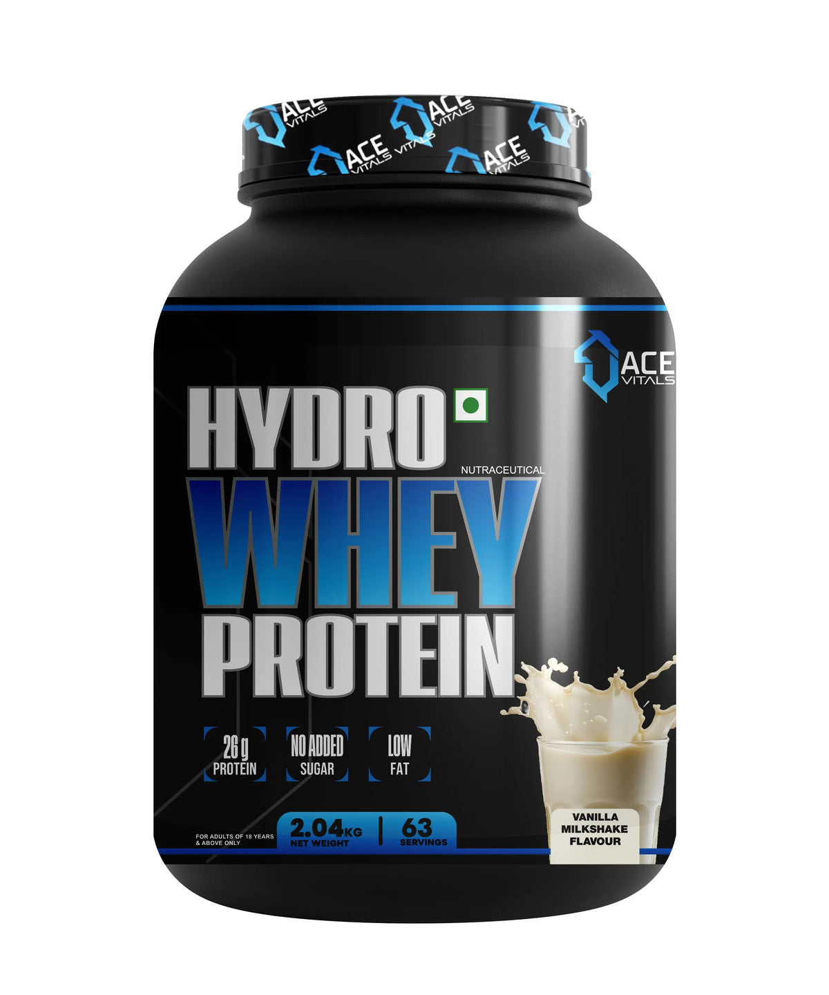 Ace Vitals Hydro Whey Protein – 26g European Hydrolyzed Protein, Ultra-Fast Absorption Product vendor