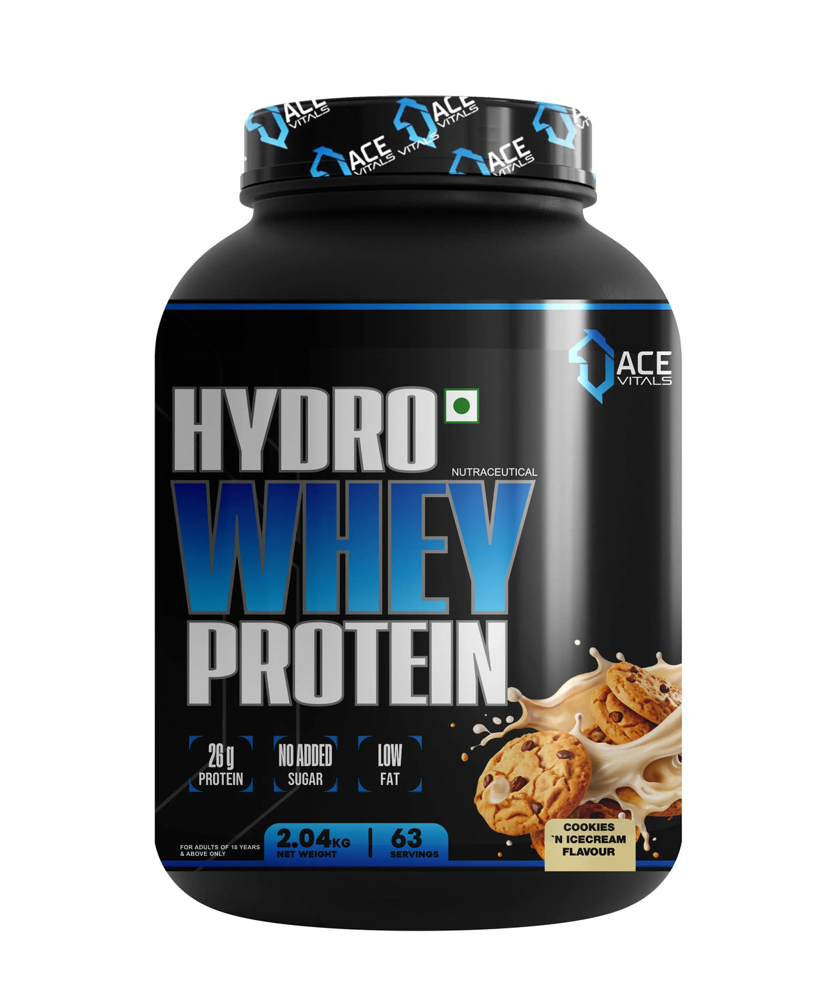 Ace Vitals Hydro Whey Protein – 26g European Hydrolyzed Protein, Ultra-Fast Absorption Product vendor