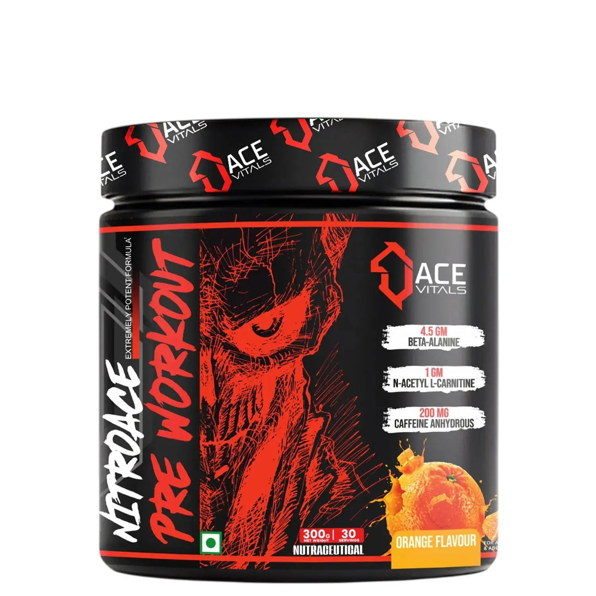 Ace Vitals NitroAce Pre-Workout | Mfg: European Union Product vendor