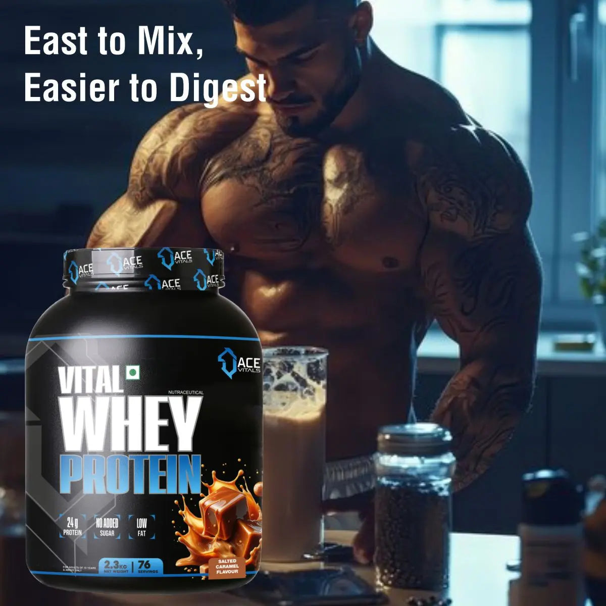 Ace Vitals Vital Whey Protein | Imported: Mfg in European Union Product vendor