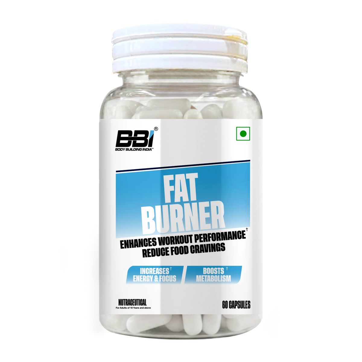 BBI Fat Burner Supplement – Thermogenic Support, Fat Metabolism & Energy | 60 Capsules Product vendor