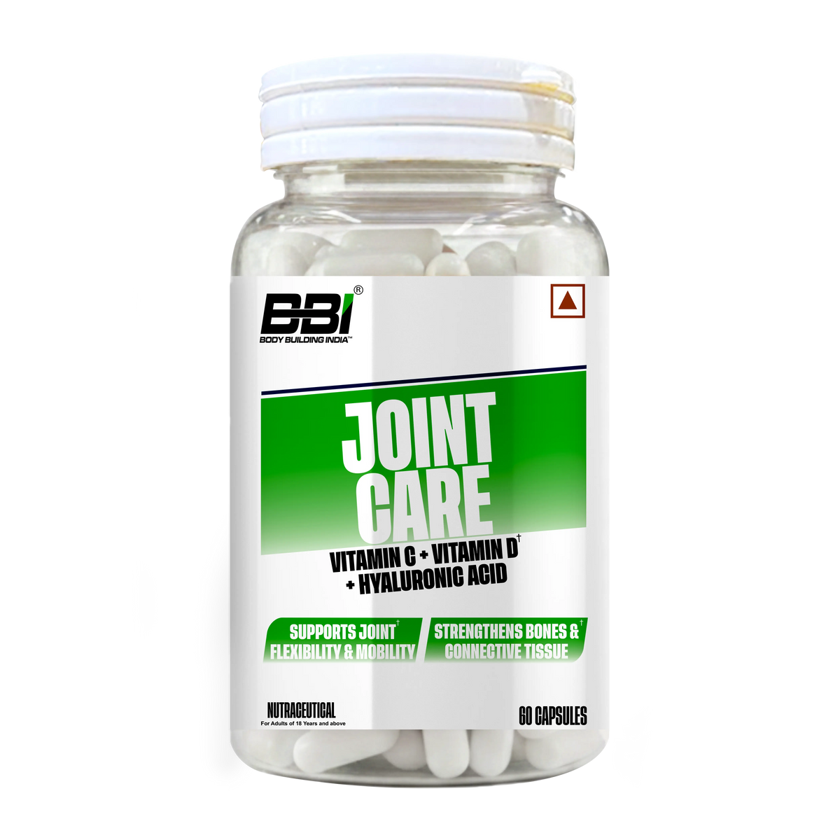 BBI Joint Care Supplement – Joint Pain Relief, Mobility & Bone Support with Vitamin C, D & Hyaluronic Acid | 60 Capsules Product vendor