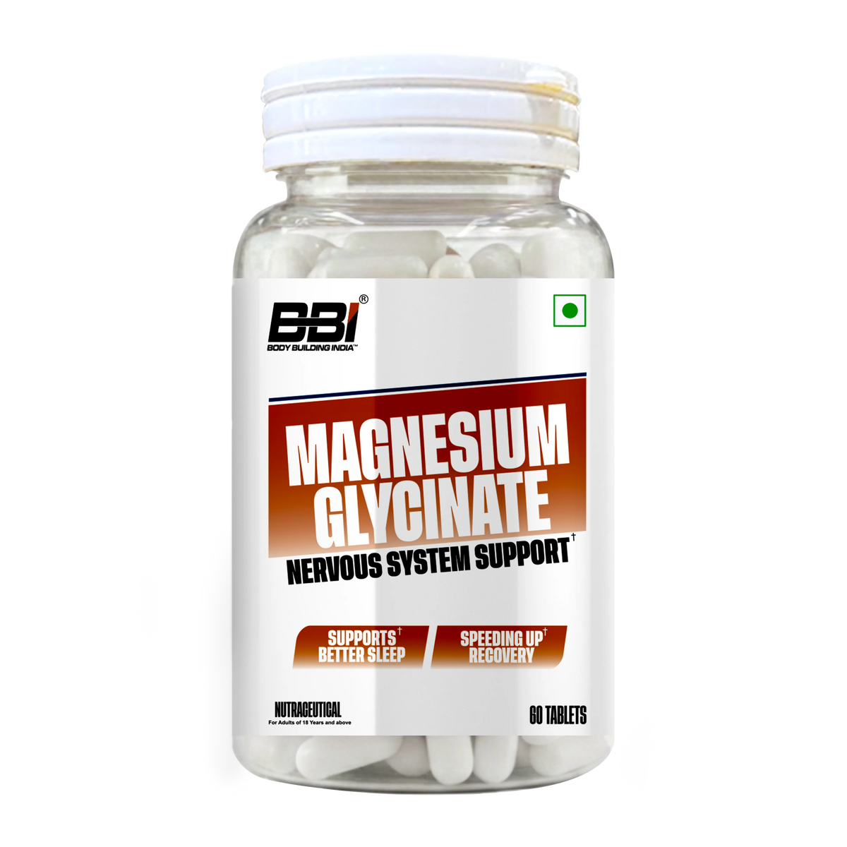 BBI Magnesium Glycinate 60 Tabs Product vendor