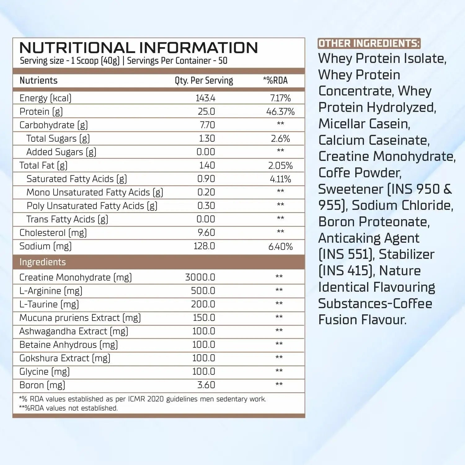 BBI Nitro Whey Protein Product vendor