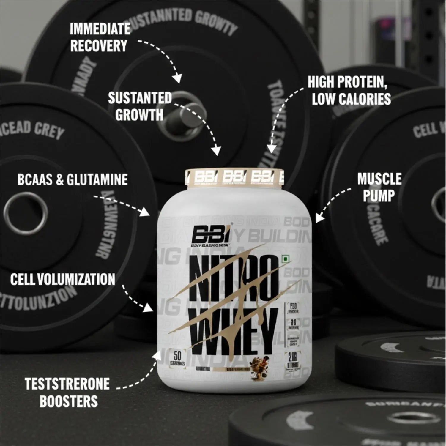 BBI Nitro Whey Protein Product vendor