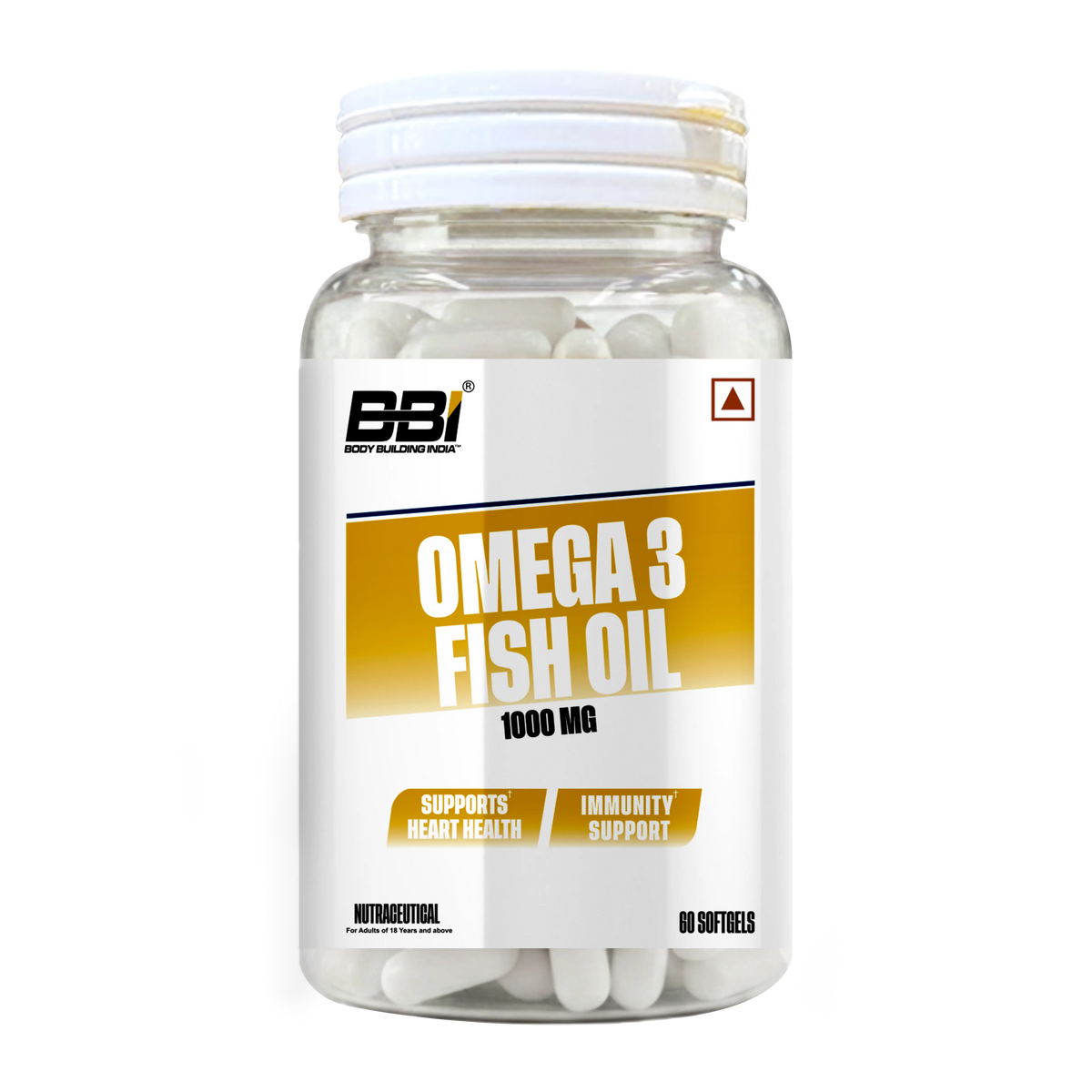 BBI Omega-3 Fish Oil Supplement – EPA & DHA for Heart, Brain & Joint Support | 60 Softgels Product vendor