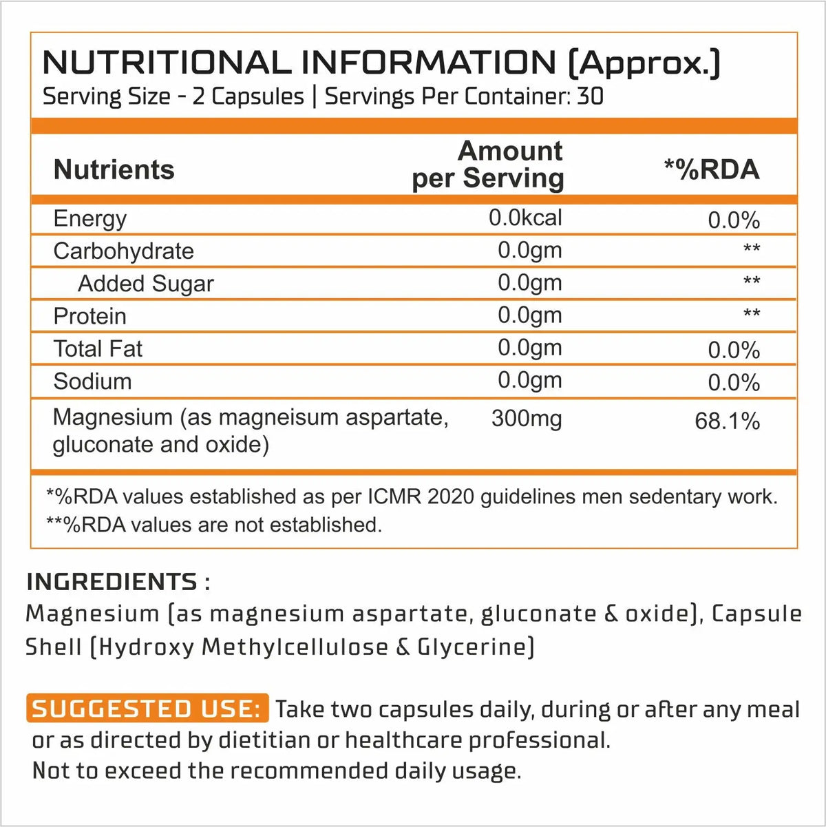 BBI Tri Magnesium Supplement – Three Magnesium Forms for Recovery, Sleep & Bone Health | 60 Caps Product vendor