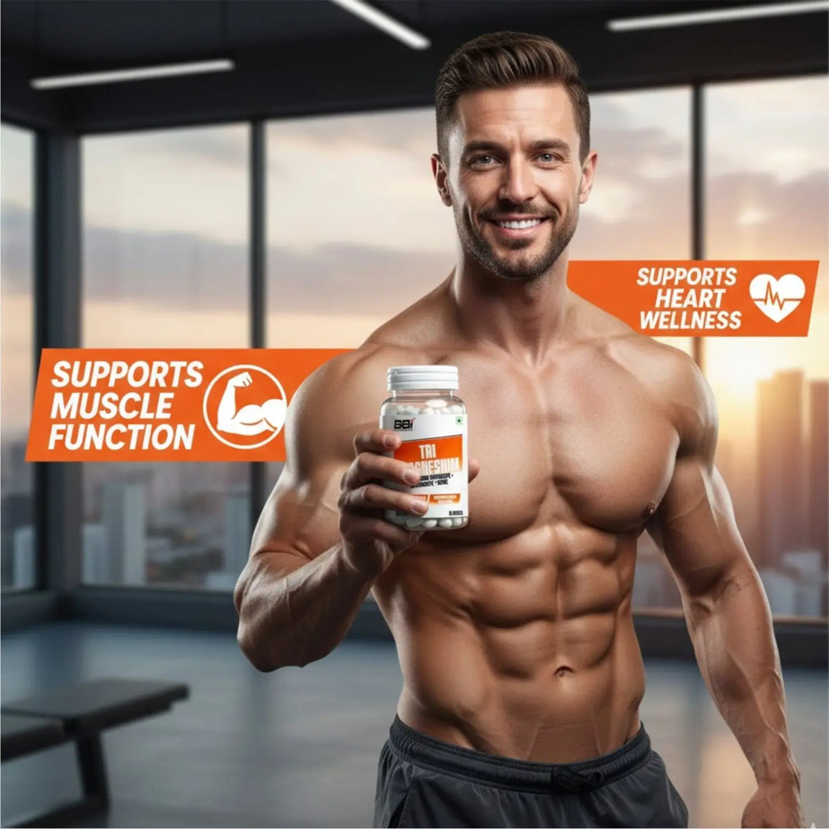 BBI Tri Magnesium Supplement – Three Magnesium Forms for Recovery, Sleep & Bone Health | 60 Caps Product vendor