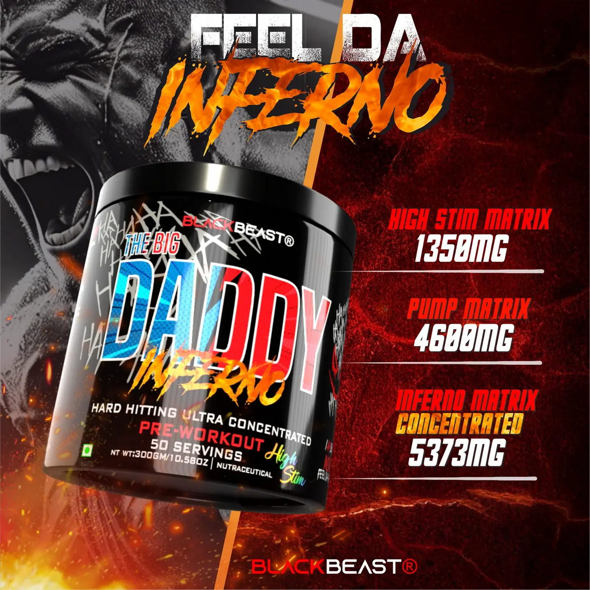 BlackBeast The Big Daddy Inferno Preworkout