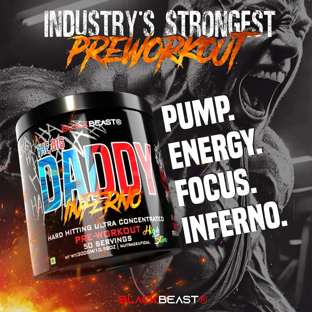 BlackBeast The Big Daddy Inferno Preworkout