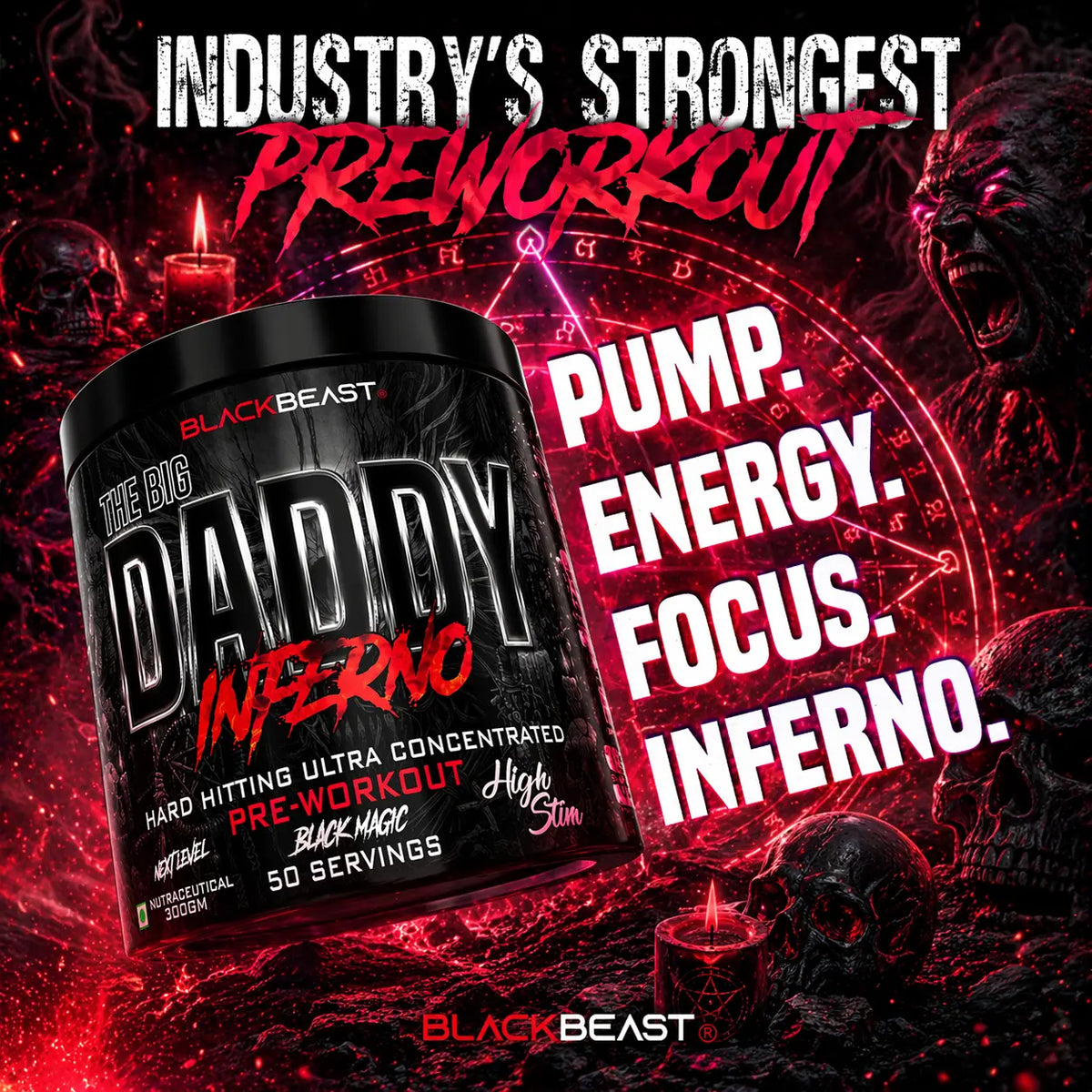 BlackBeast The Big Daddy Inferno Preworkout