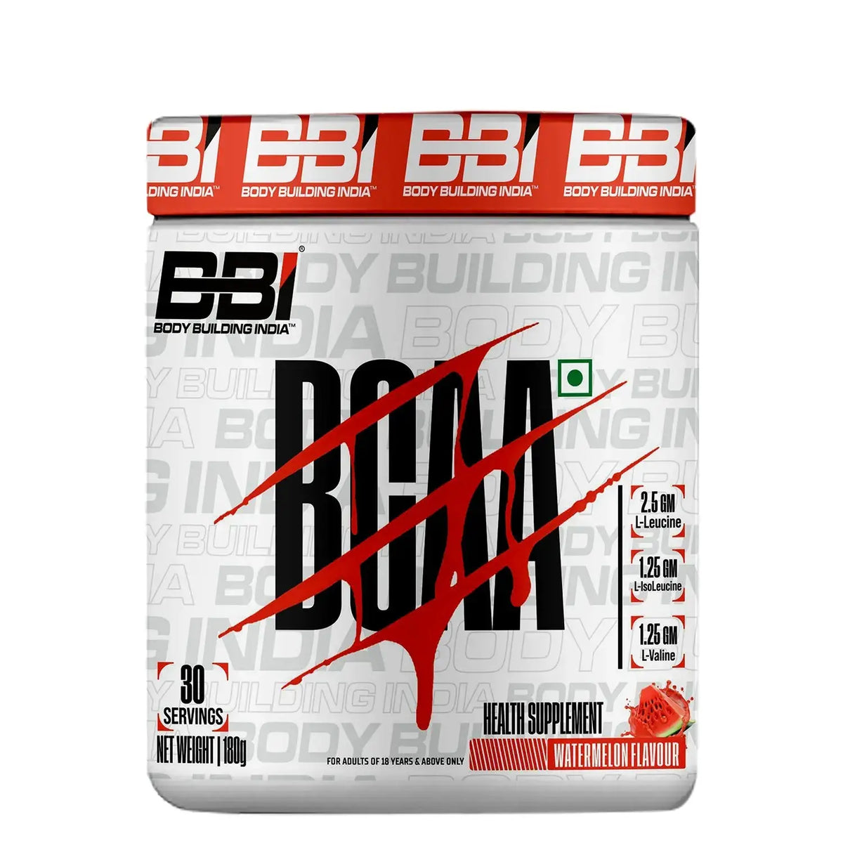 Body Building India BBI BCAA 180g Product vendor