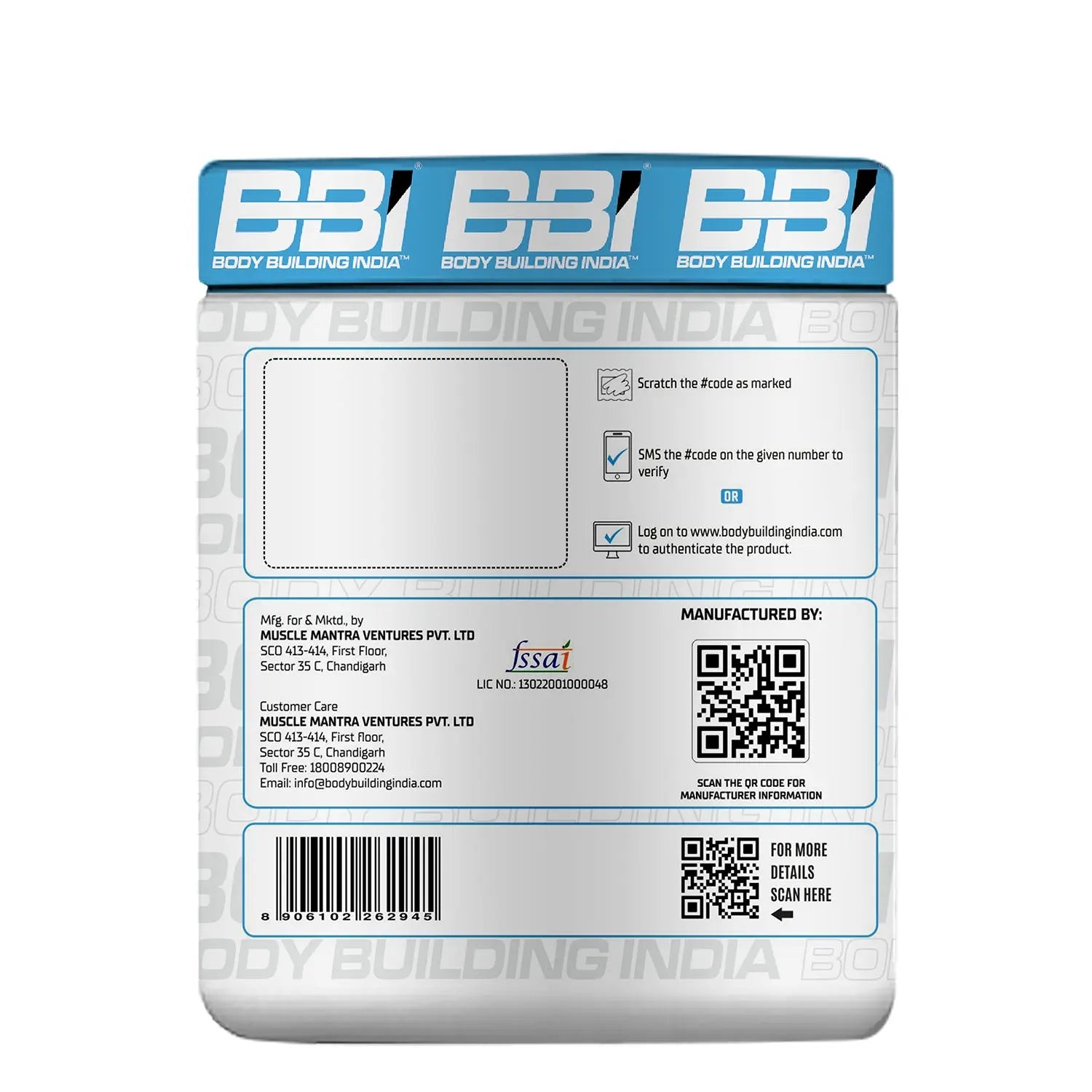 Body Building India BBI Creatine Product vendor