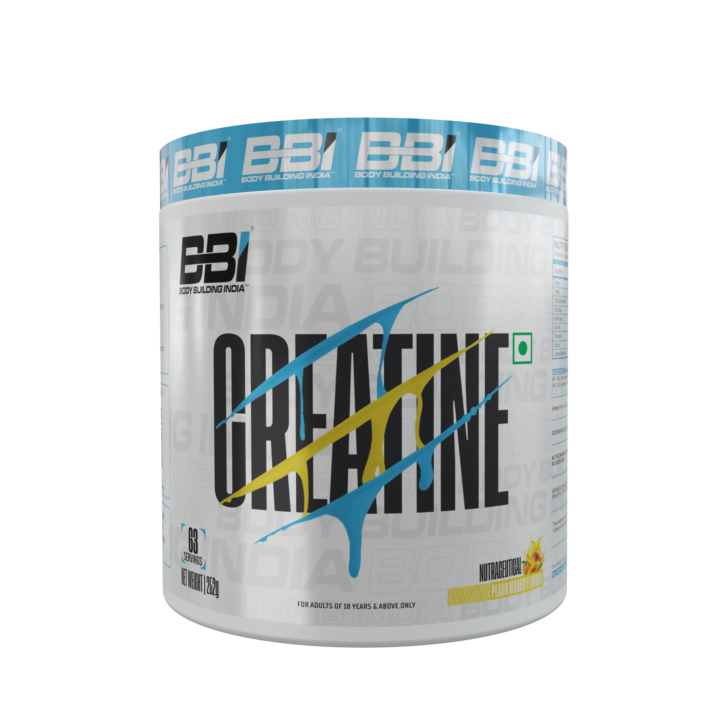 Body Building India BBI Creatine Product vendor