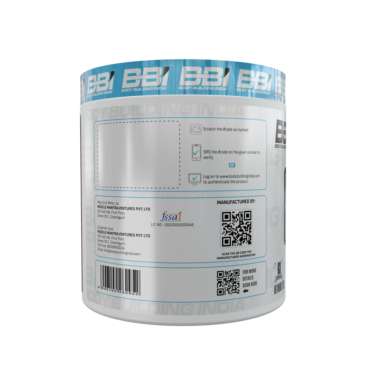 Body Building India BBI Creatine Product vendor