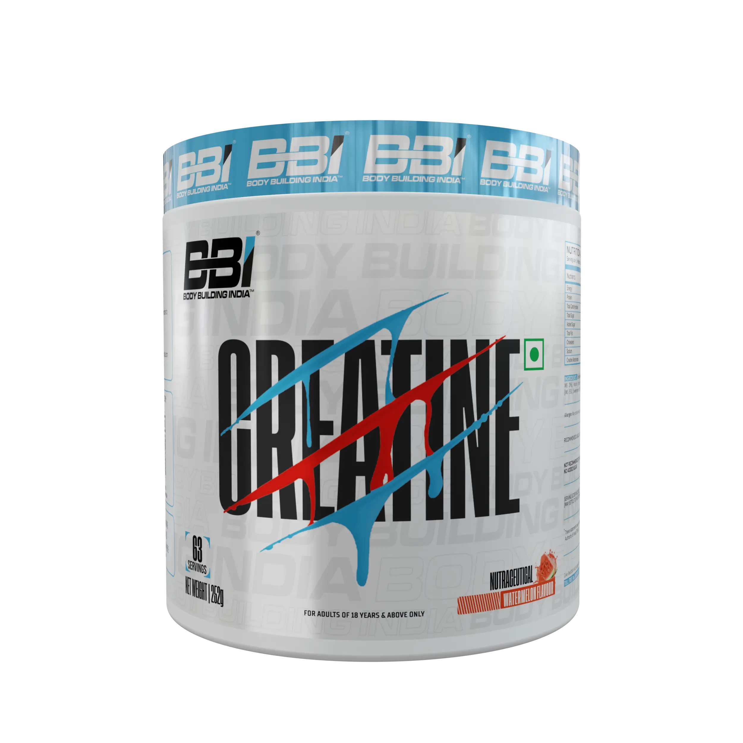 Body Building India BBI Creatine Product vendor