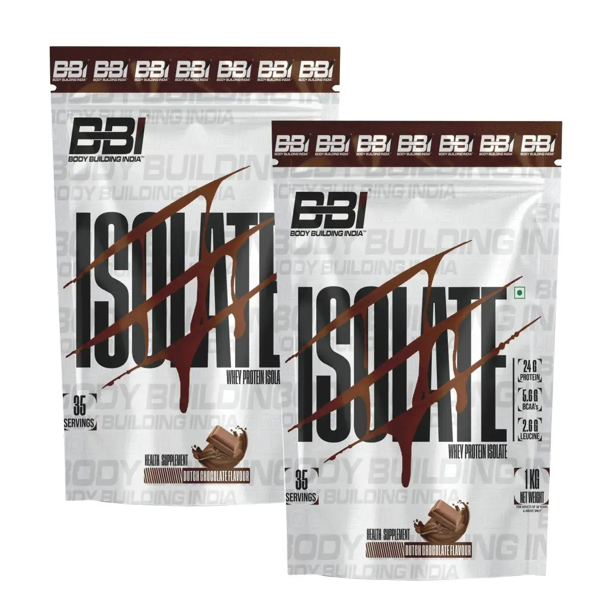 Body Building India BBI ISOLATE Whey Protein Isolate | 24gm Protein | 35 Servings Product vendor