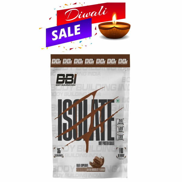 Body Building India BBI ISOLATE Whey Protein Isolate | 24gm Protein Product vendor