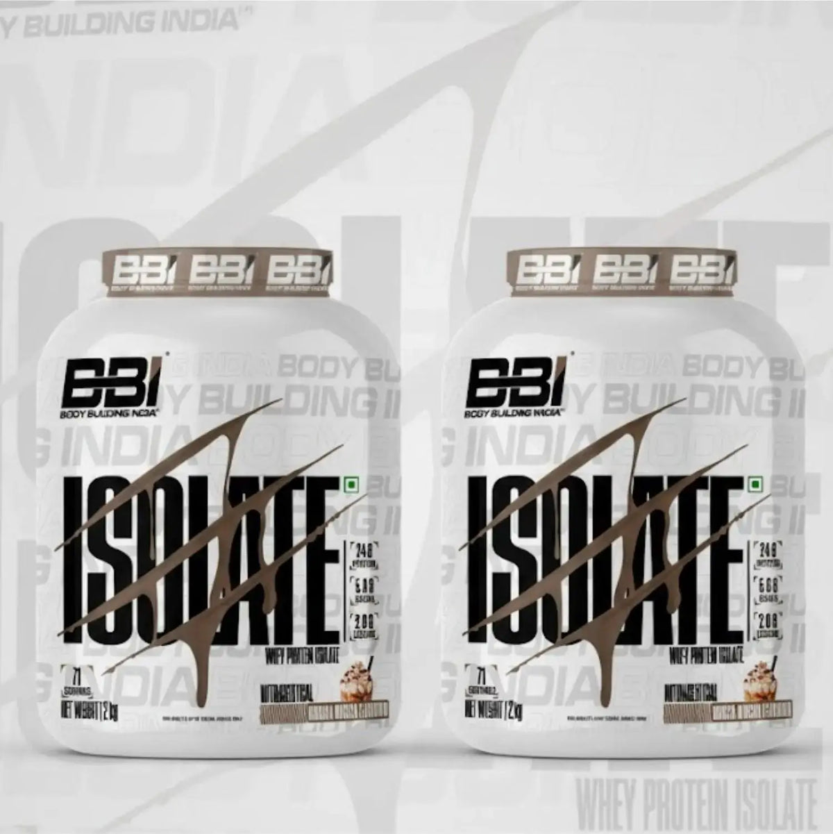 Body Building India BBI ISOLATE Whey Protein Isolate | 24gm Protein Product vendor
