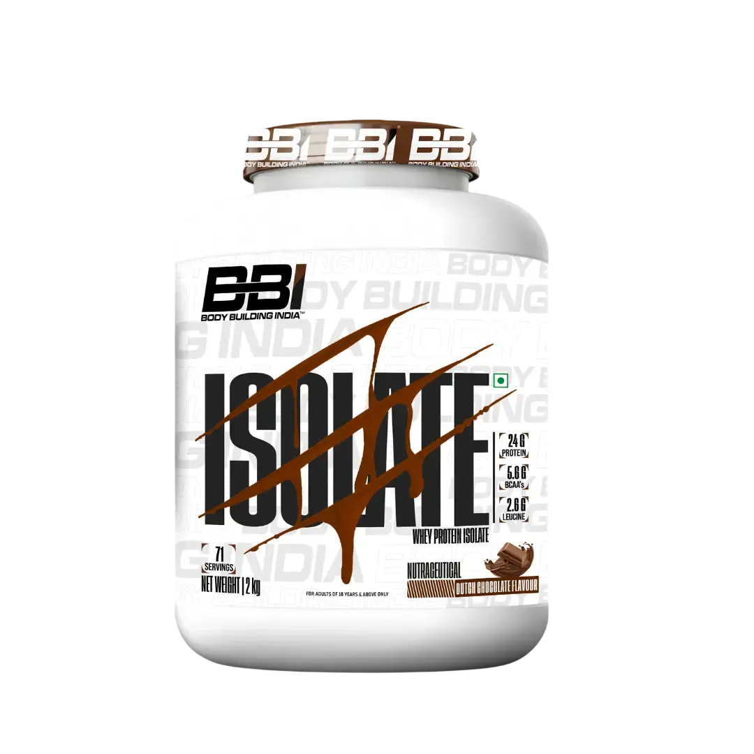 Body Building India BBI ISOLATE Whey Protein Isolate | 24gm Protein Product vendor