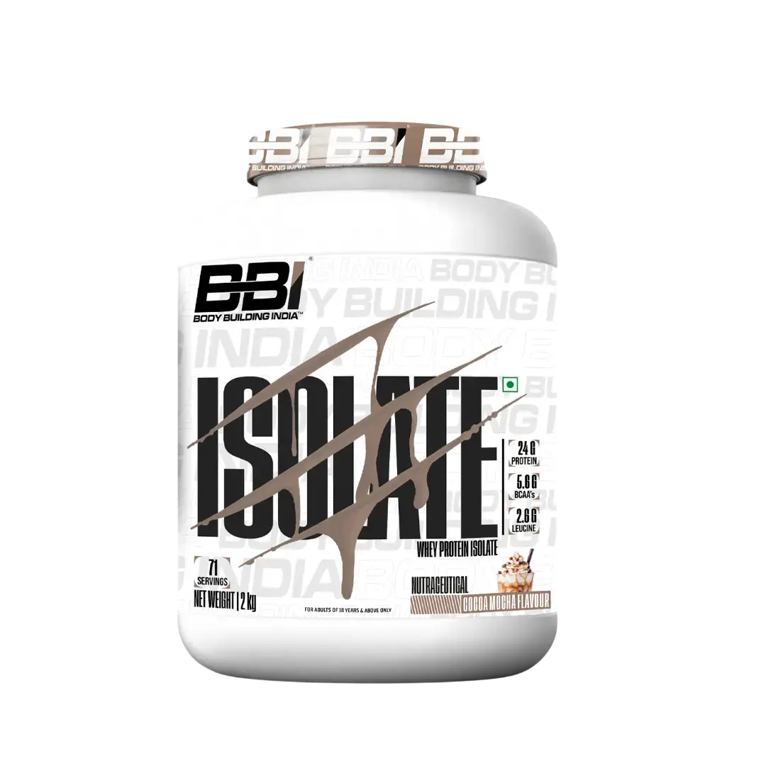 Body Building India BBI ISOLATE Whey Protein Isolate | 24gm Protein Product vendor