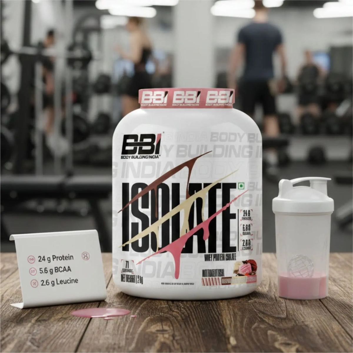 Body Building India BBI ISOLATE Whey Protein Isolate | 24gm Protein Product vendor