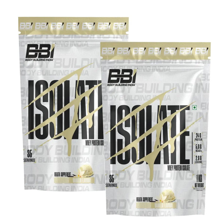 Body Building India BBI ISOLATE Whey Protein Isolate | 24gm Protein | 35 Servings Product vendor
