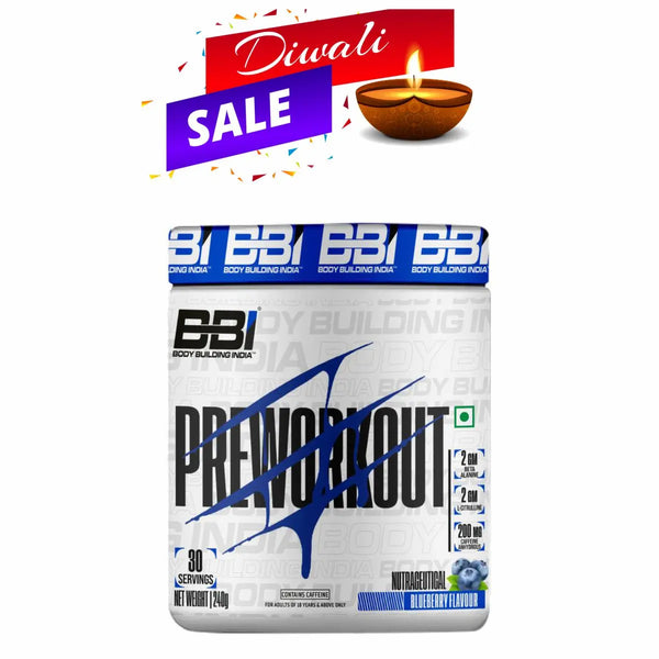 Body Building India BBI Pre-Workout 240g Product vendor