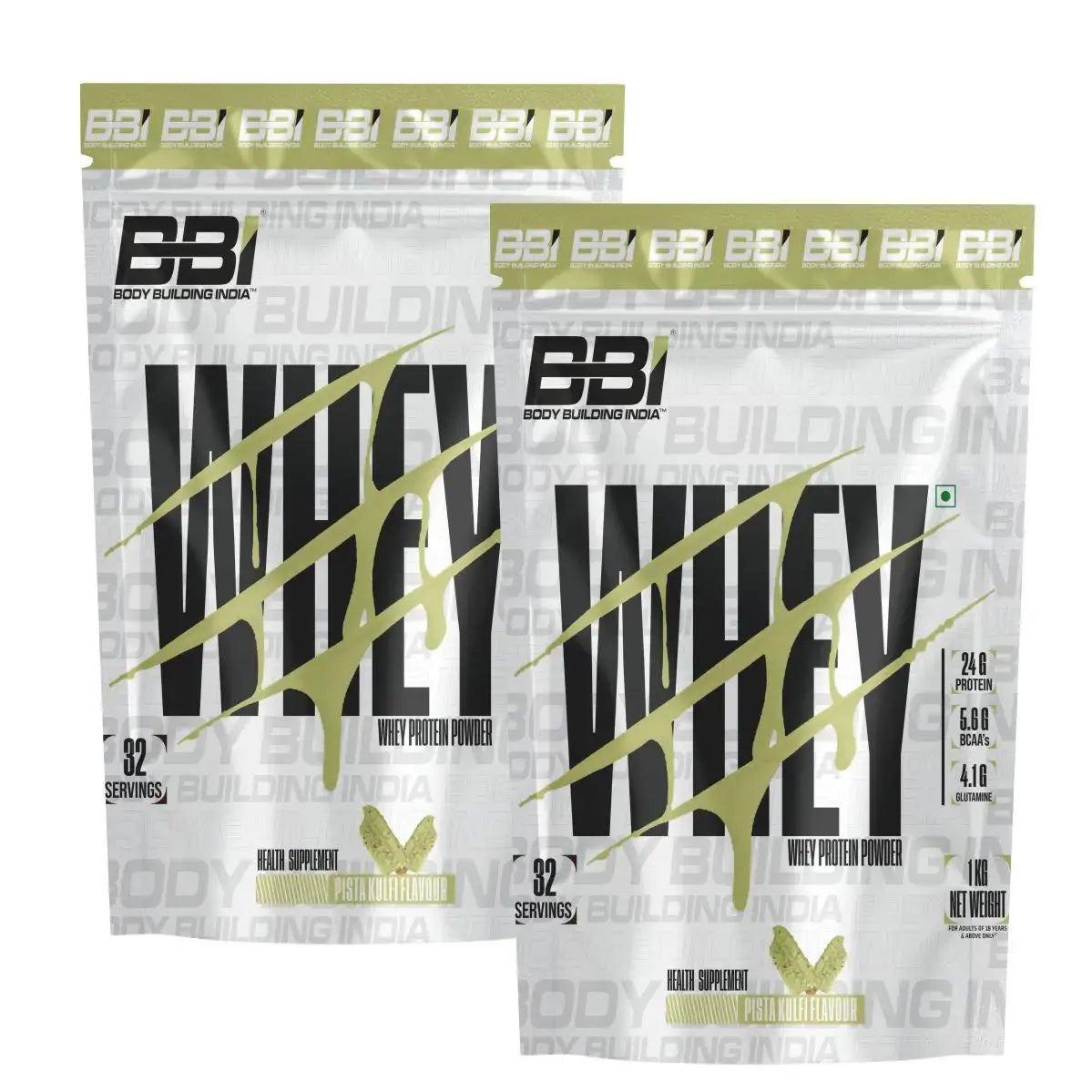 Body Building India BBI Whey Protein Powder | 24gm Protein | Whey Isolate Primary Source Product vendor