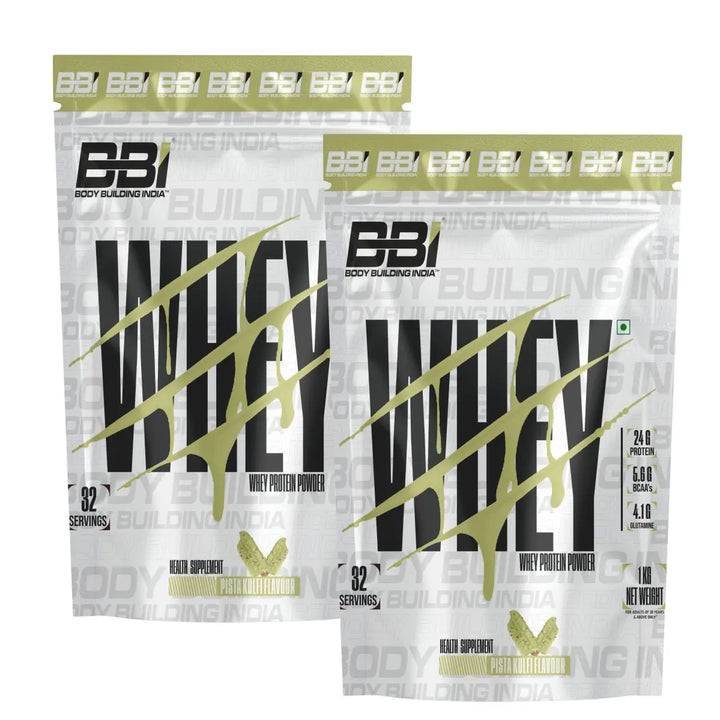 Body Building India BBI Whey Protein Powder | 24gm Protein | Whey Isolate Primary Source Product vendor