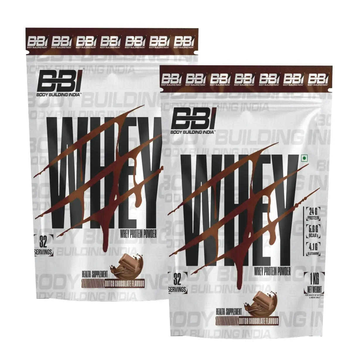 Body Building India BBI Whey Protein Powder | 24gm Protein | Whey Isolate Primary Source Product vendor