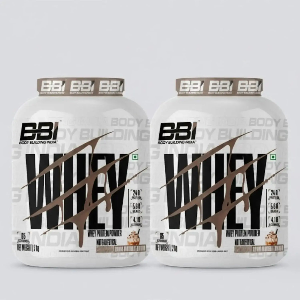 Body Building India BBI Whey Protein Powder | 24gm Protein | Whey Isolate Primary Source Product vendor