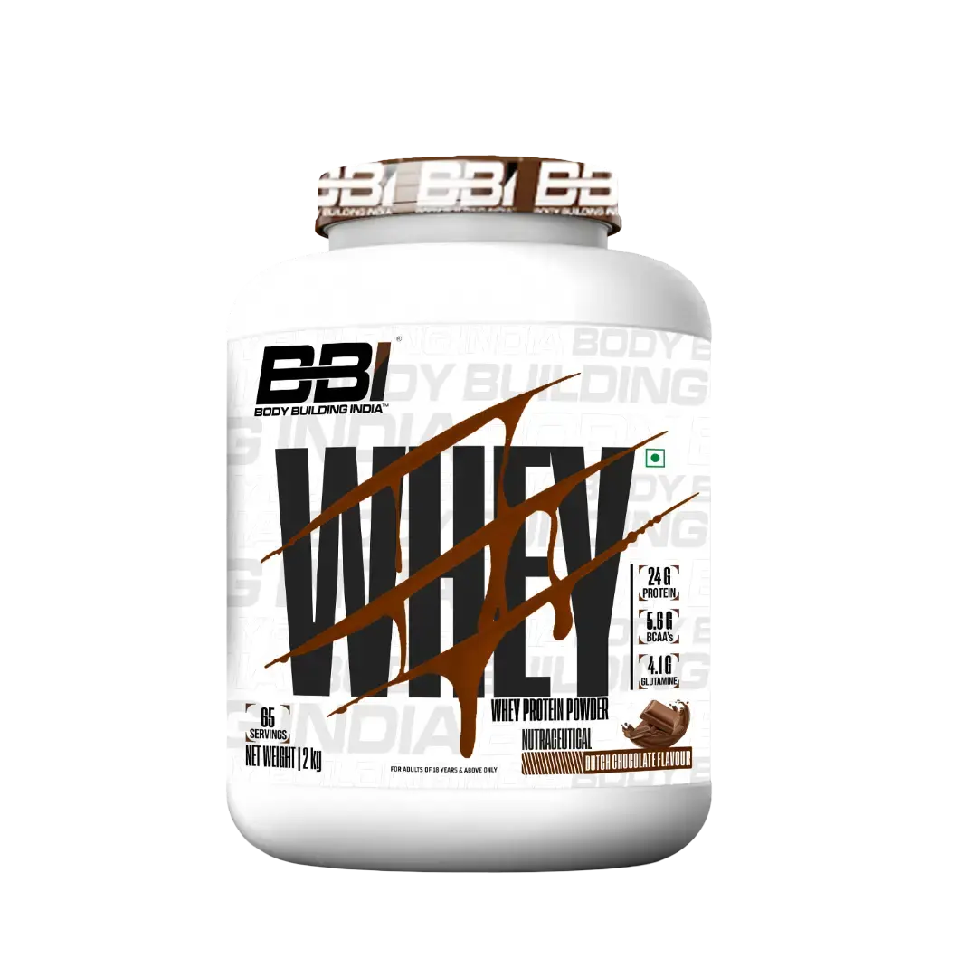 Body Building India BBI Whey Protein Powder | 24gm Protein | Whey Isolate Primary Source Product vendor