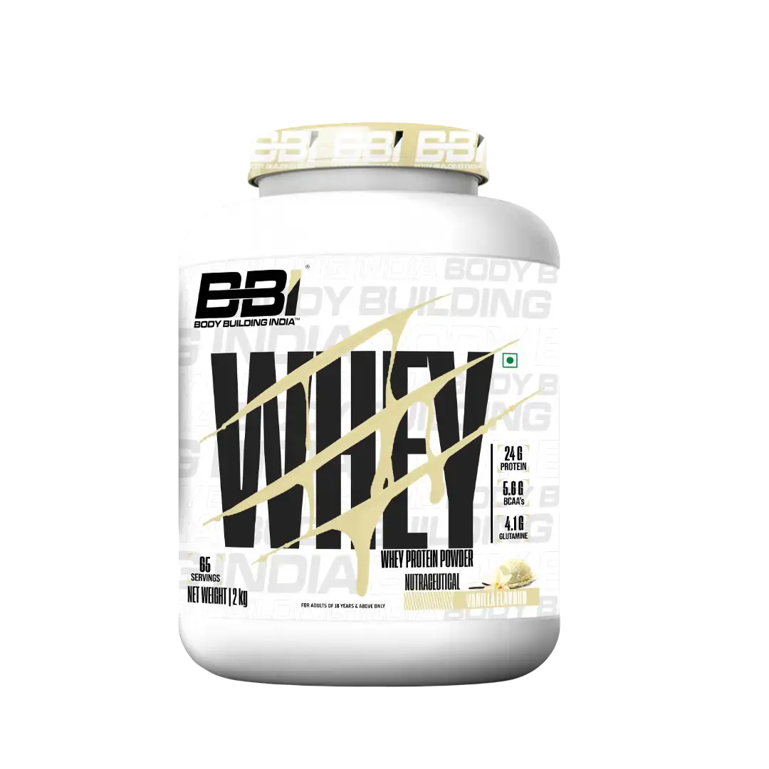 Body Building India BBI Whey Protein Powder | 24gm Protein | Whey Isolate Primary Source Product vendor