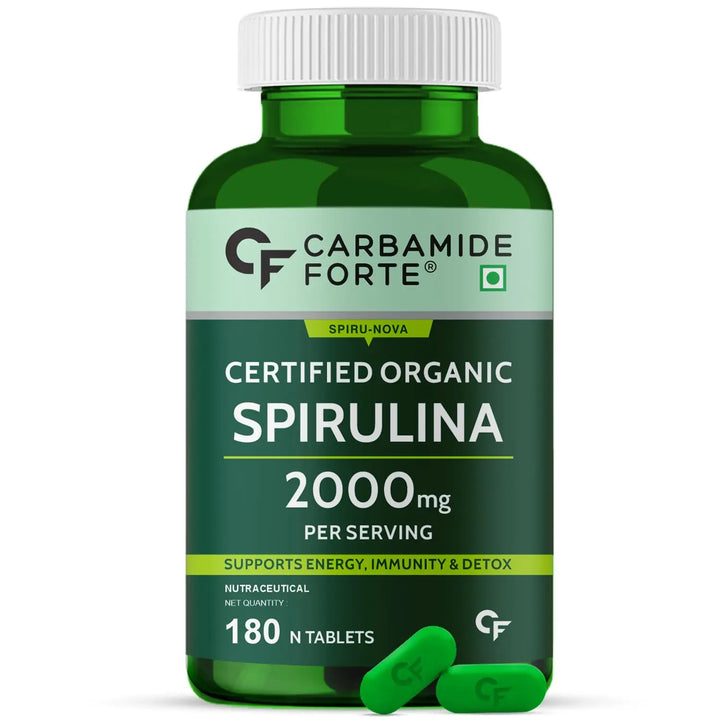 Carbamide Forte 100% Organic Spirulina Tablets 2000 mg | 180 Tablets Product vendor