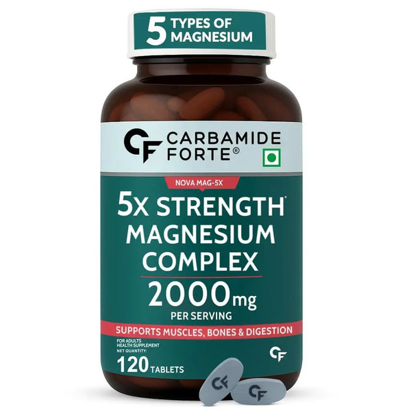 Carbamide Forte 5X Strength Magnesium Complex 2000mgm | 120 Tablets Product vendor