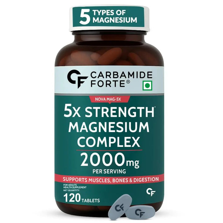 Carbamide Forte 5X Strength Magnesium Complex 2000mgm | 120 Tablets Product vendor