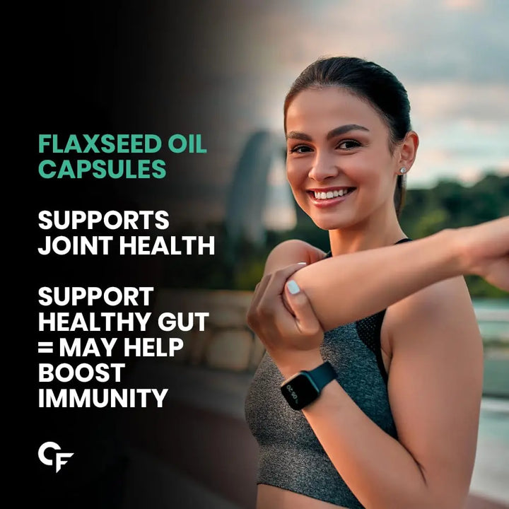 Carbamide Forte Cold Pressed Flaxseed Oil Capsules 1250mg Omega 3 6 9 | 60 Capsules Product vendor